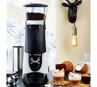 Santos Automatic 55 kávédaráló espresso készítéshez, fehér