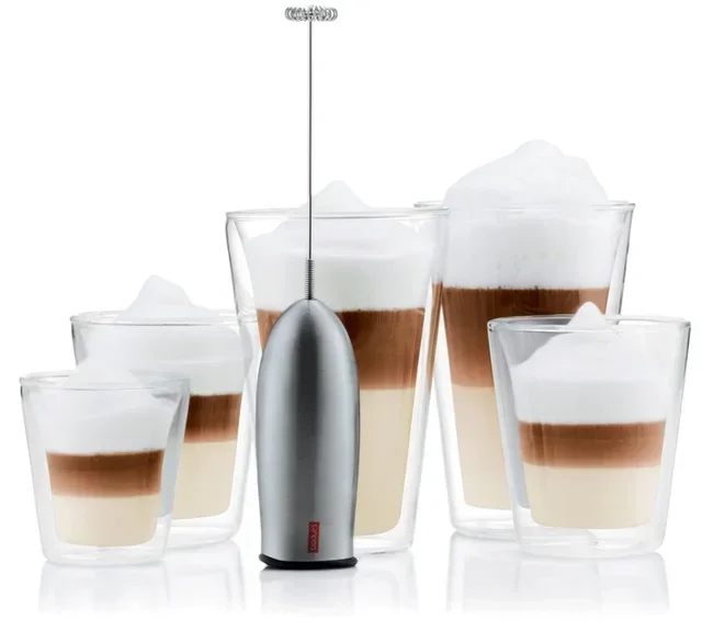 Schiuma Stainless Steel Electric Milk Frother - BODUM