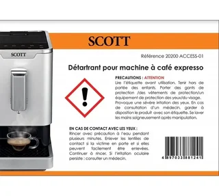 SCOTT Maintenance Kit – Descaling Sachets for Scott Automatic Machine