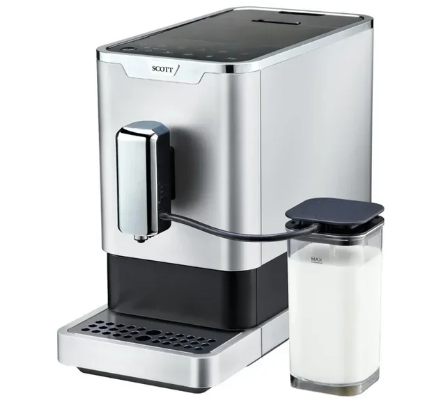 SCOTT Slimissimo Intense Milk Silver - Automatisk Kaffemaskin