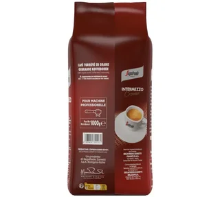 Segafredo Intermezzo - 1 kg Hela Kaffebönor för Professionellt Bruk