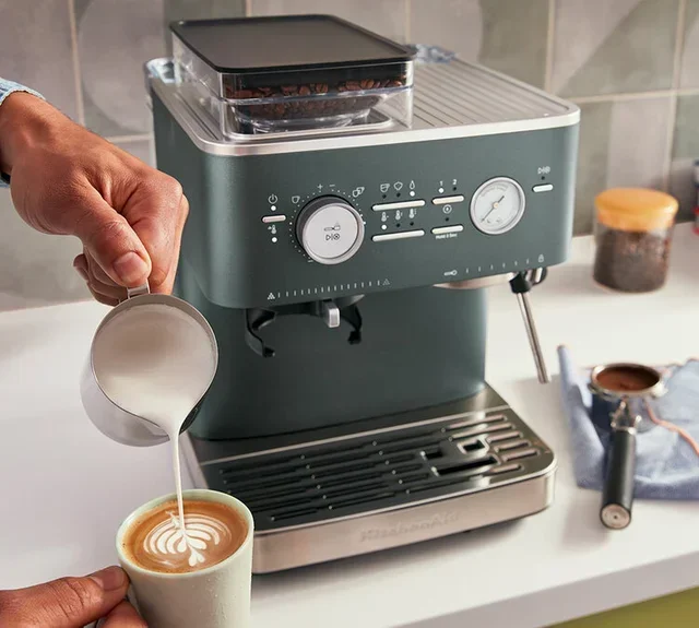 Полуавтоматична еспресо машина 5KES6551EJP, KITCHENAID, Juniper