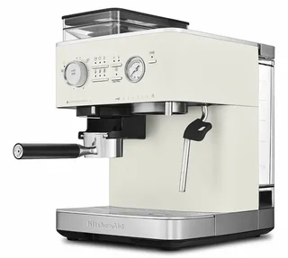 Cafetera espresso semiautomática 5KES6551EPL de KITCHENAID, color porcelana