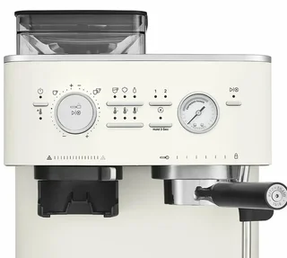Cafetera espresso semiautomática 5KES6551EPL de KITCHENAID, color porcelana