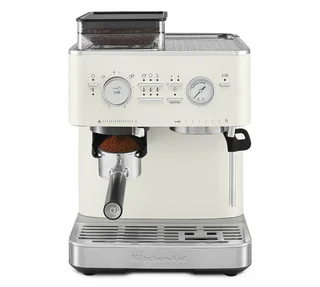 Cafetera espresso semiautomática 5KES6551EPL de KITCHENAID, color porcelana