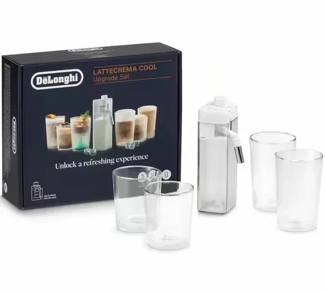 Set Latte Crema Cool Upgrade DLSC032 Rivelia y Primadonna Aromatic - DeLonghi