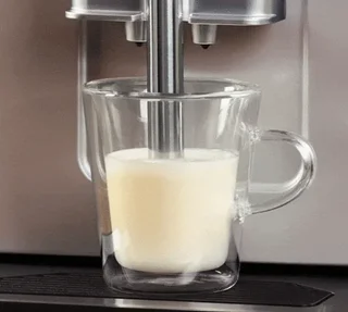 SIEMENS EQ300 Macchina da Caffè Automatica - TF305E04 Acciaio Inox e Titanio Metallizzato