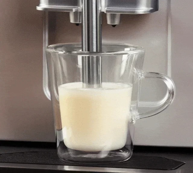 SIEMENS EQ300 Macchina da Caffè Automatica - TF305E04 Acciaio Inox e Titanio Metallizzato