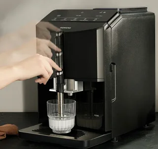 SIEMENS EQ300 Macchina da Caffè in Grani - TF301E09 Nero