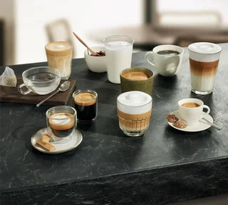 Macchina da caffè espresso Siemens EQ.500 TP515R01, colore argento e nero