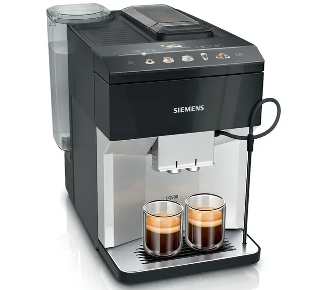 Macchina da caffè espresso Siemens EQ.500 TP515R01, colore argento e nero