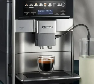 Macchina da caffè espresso Siemens EQ.6+ S500 TE655203RW, modello Inox
