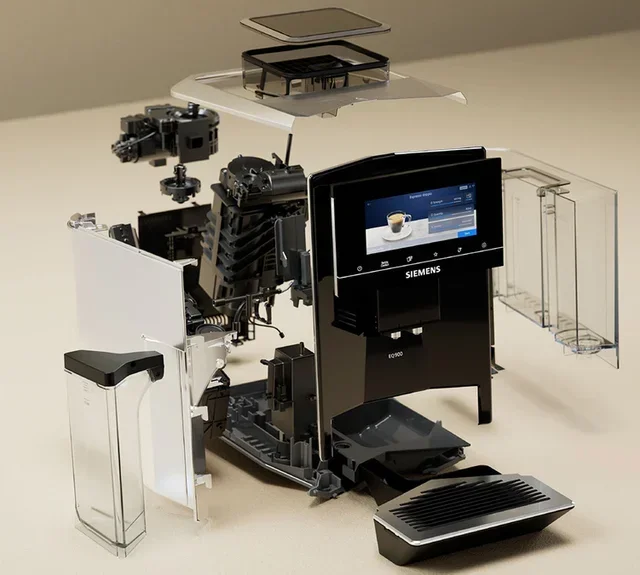 Siemens EQ.900 TQ903R09 Fekete Őrlős Espresso Gép