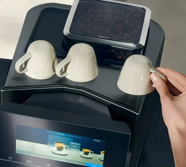 SIEMENS EQ900+ TQ907RZ3 Macinacaffè in Acciaio Inox per Espresso