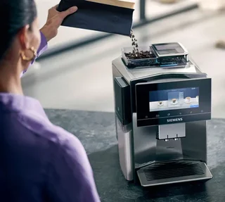 SIEMENS EQ900+ TQ907RZ3 Macinacaffè in Acciaio Inox per Espresso