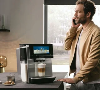 SIEMENS EQ900+ TQ907RZ3 Macinacaffè in Acciaio Inox per Espresso