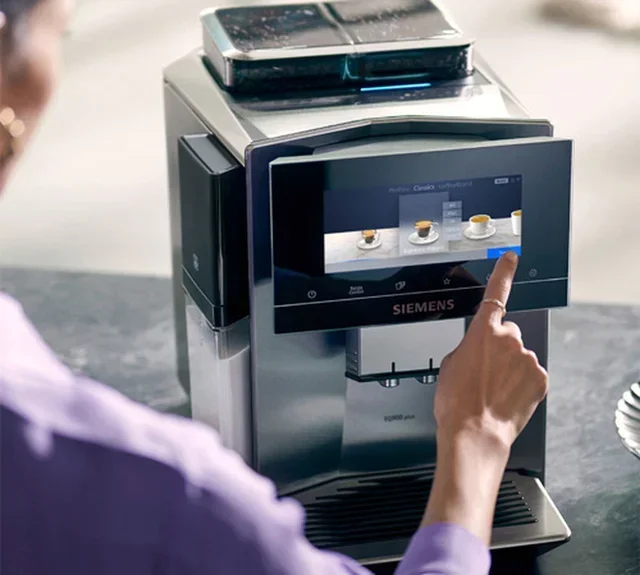 SIEMENS EQ900+ TQ907RZ3 Macinacaffè in Acciaio Inox per Espresso