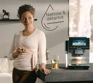 SIEMENS EQ900+ TQ907RZ3 Macinacaffè in Acciaio Inox per Espresso