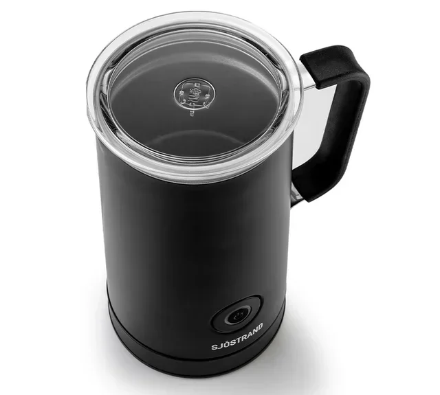 Elektryczny spieniacz do mleka Sjostrand - Stal nierdzewna/Czarny