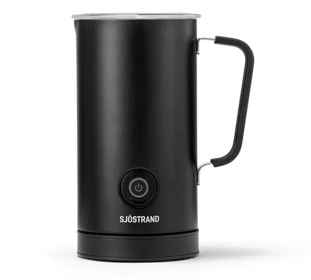 Sjostrand Електрични Пенјач за Млеко - Нерђајући Челик/Cрни