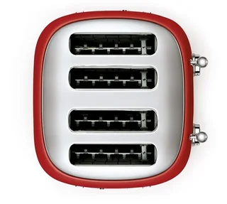 Smeg Brödrost TSF03RDEU 4 Skivor Röd