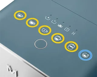 SMEG BCC13SBMEU Bean-to-Cup Machine with Milk Frother - Storm Blue