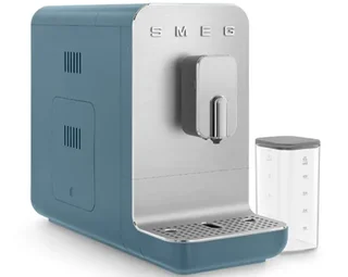 SMEG BCC13SBMEU Bean-to-Cup Machine with Milk Frother - Storm Blue