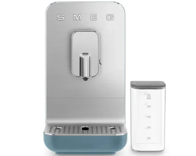 SMEG BCC13SBMEU Bean-to-Cup Machine with Milk Frother - Storm Blue