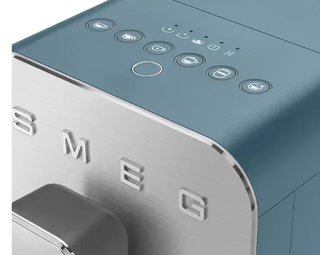 SMEG BCC13SBMEU Bean-to-Cup Machine with Milk Frother - Storm Blue