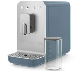 SMEG BCC13SBMEU Bean-to-Cup Machine with Milk Frother - Storm Blue