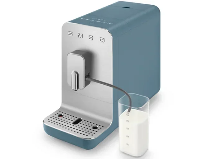 SMEG BCC13SBMEU Bean-to-Cup Machine with Milk Frother - Storm Blue