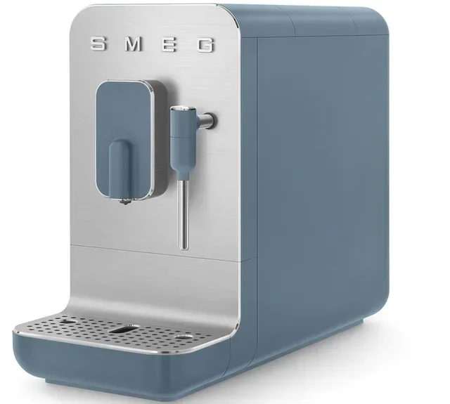 SMEG BCC12SBMEU espresso maskin med kvern og steam – stormblå