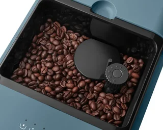 SMEG BCC12SBMEU espresso maskin med kvern og steam – stormblå
