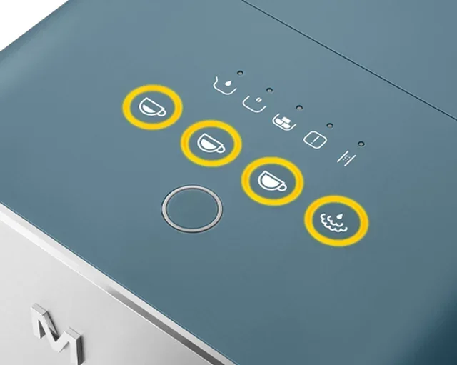 SMEG BCC12SBMEU espresso maskin med kvern og steam – stormblå