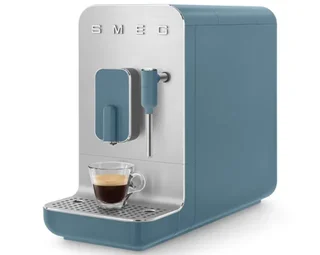 SMEG BCC12SBMEU espresso maskin med kvern og steam – stormblå