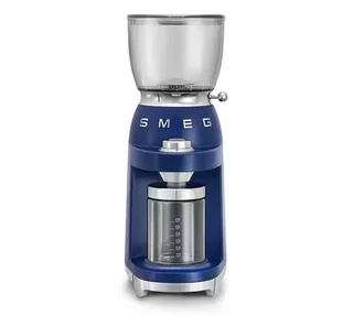 SMEG Blue 1895 Lavazza Bundle: Espresso Maker + Grinder
