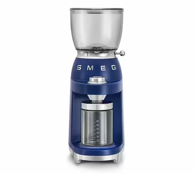 SMEG Blue 1895 Lavazza Bundle: Espresso Maker + Grinder