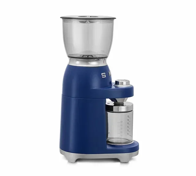 SMEG CGF01LVEU Kék Kávédaráló 1895 Lavazza