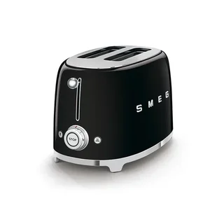 Комплект Закуска SMEG: Тостер TSF01BLUE + Кана KLF05BLUE Черен