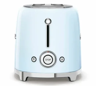 SMEG Breakfast Bundle: TSF01PBEU Toaster &amp; KLF05PBEU Kettle Pastel Blue
