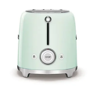 Set Colazione SMEG TSF01PGEU Tostapane + KLF05PGEU Bollitore Verde Acqua