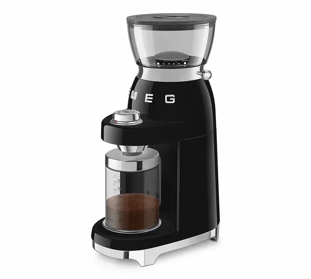 SMEG CGF03 50's Retro Coffee Grinder - Black