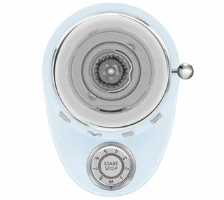 SMEG CGF03 Coffee Grinder 50's Style Pastel Blue