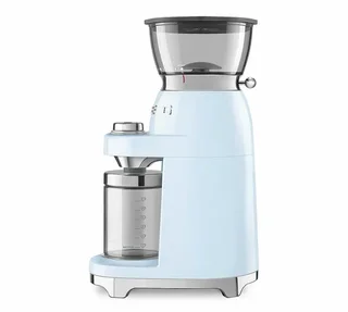 SMEG CGF03 Coffee Grinder 50's Style Pastel Blue