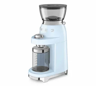 SMEG CGF03 Coffee Grinder 50's Style Pastel Blue