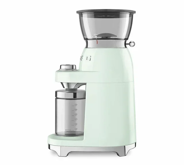 SMEG CGF03 Coffee Grinder - 50's Style Pastel Green