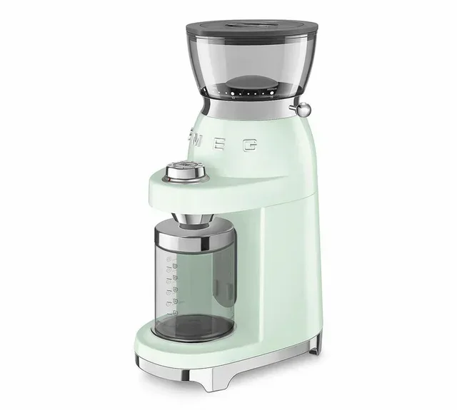 SMEG CGF03 Coffee Grinder - 50's Style Pastel Green