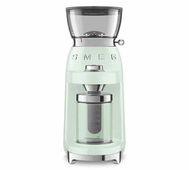 SMEG CGF03 Coffee Grinder - 50's Style Pastel Green