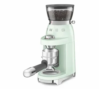 SMEG CGF03 Coffee Grinder - 50's Style Pastel Green