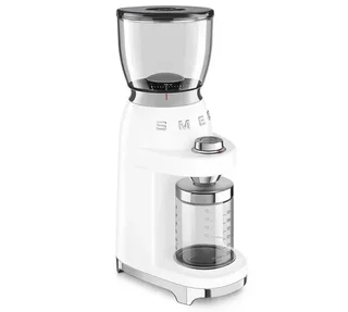 SMEG Kaffekvarn CGF11WHEU Vit - 50-tals Retro Stil